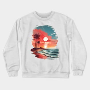 beach Crewneck Sweatshirt